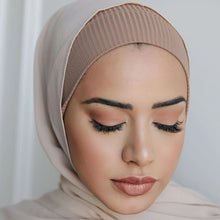 Load image into Gallery viewer, Ribbed Inner Hijab Caps

