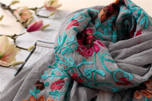 Load image into Gallery viewer, Floral Viscose Scarf
