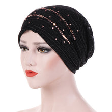 Load image into Gallery viewer, Sparkly Lace Turban
