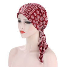 Load image into Gallery viewer, Elastic Jersey Turban Cap
