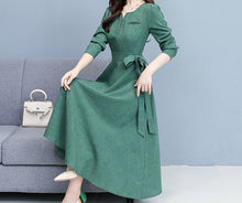 Load image into Gallery viewer, V-neck Elegant Fashion Dress

