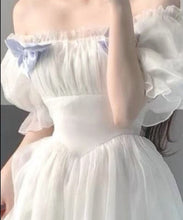 Load image into Gallery viewer, Chic Princess Retro White Dress
