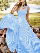 Load image into Gallery viewer, Chic Striped Print Maxi Dress
