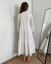 Load image into Gallery viewer, Elegant Embroidered Lace Dress
