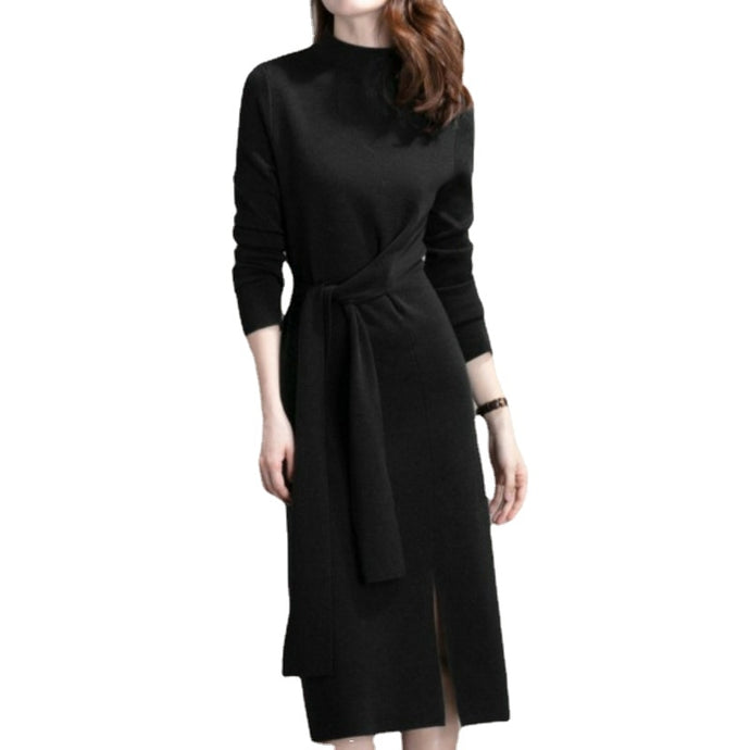 Casual A-line Mid-calf Office Dress